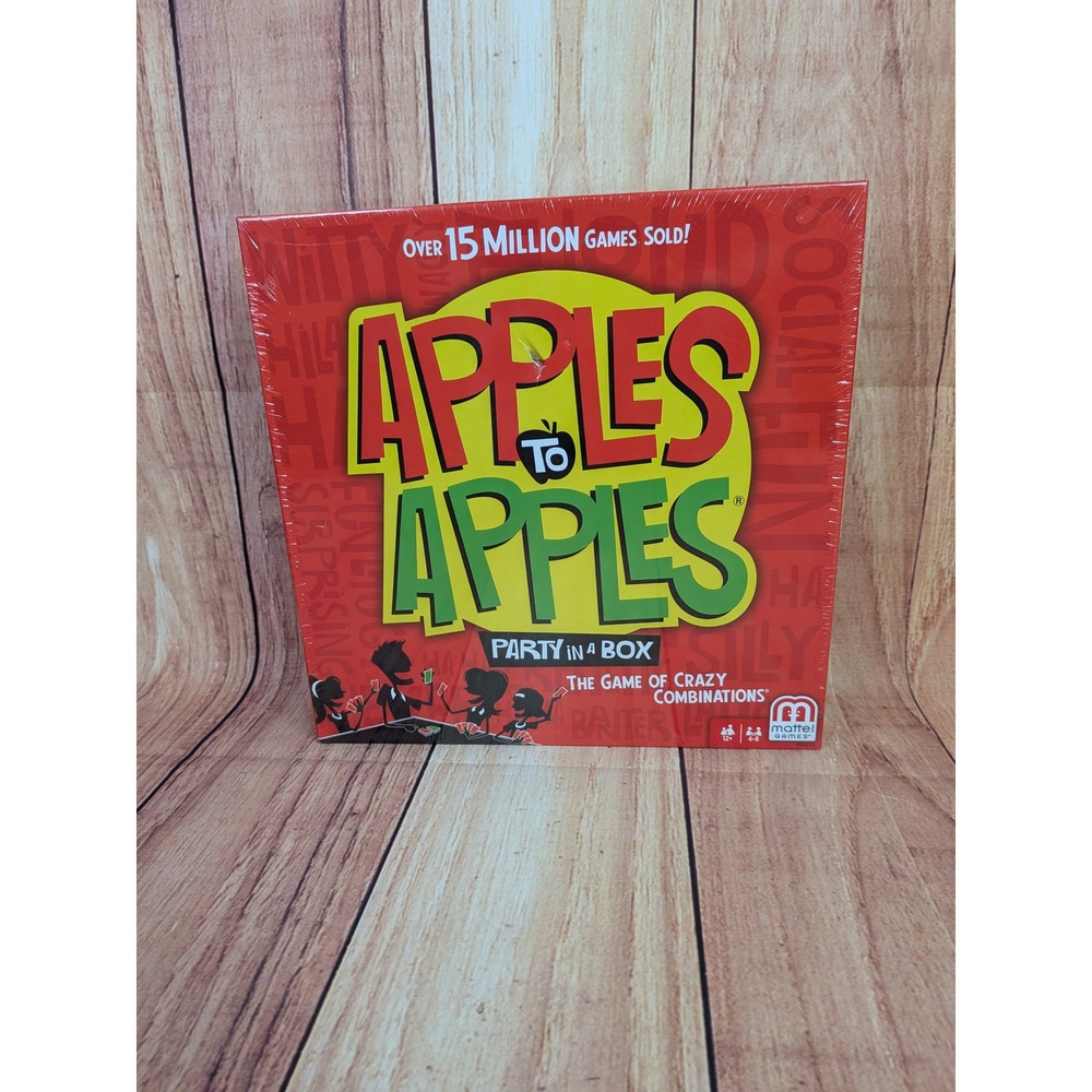 Mattel Games Apples to Apples Party in a Box Card Game 4-8 Players SEE DETAILS